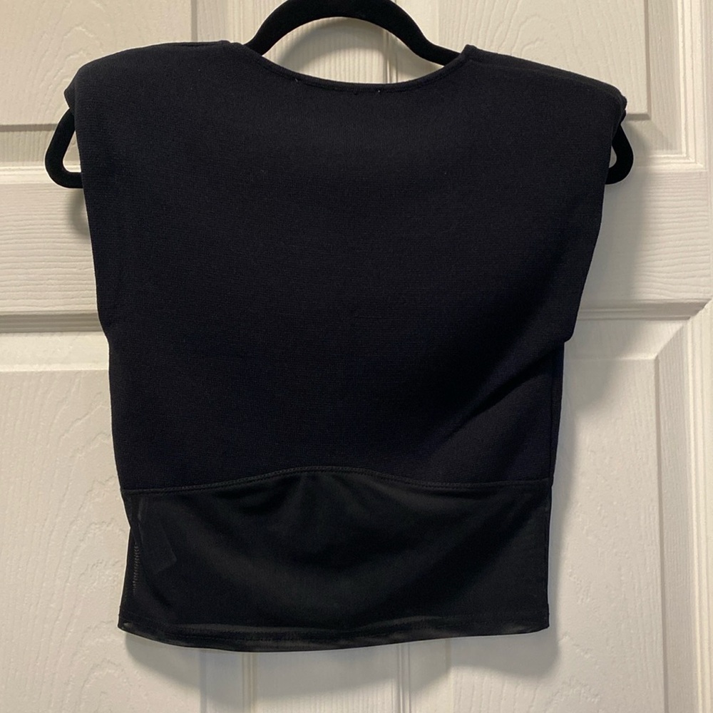 Zara Black Sleeveless Top - Picture 9 of 11
